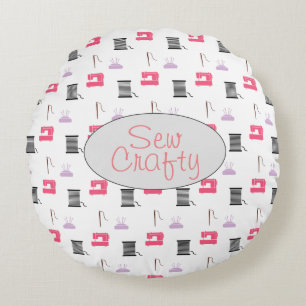 Sew Crafty Throw Pillow