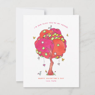 Sew Cute Valentine Holiday Card