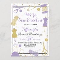 Sew Excited Sewing Birthday