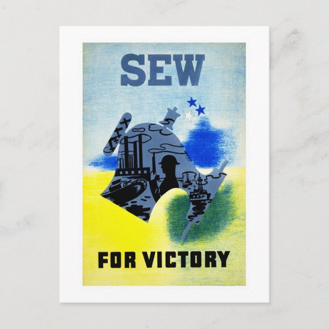 Sew for Victory Postcard (Front)