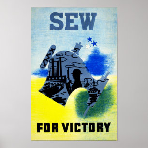 Sew for Victory Poster