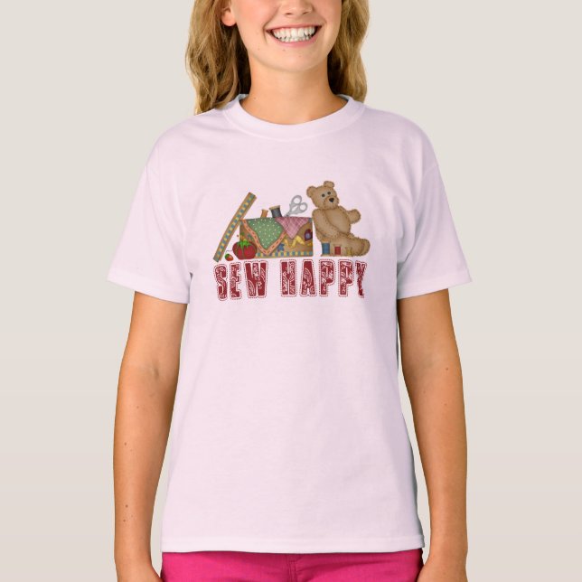 Sew Happy T-Shirt (Front)