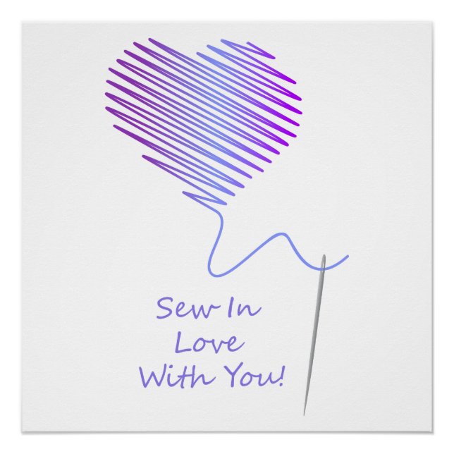 Sew in Love with You Poster (Front)