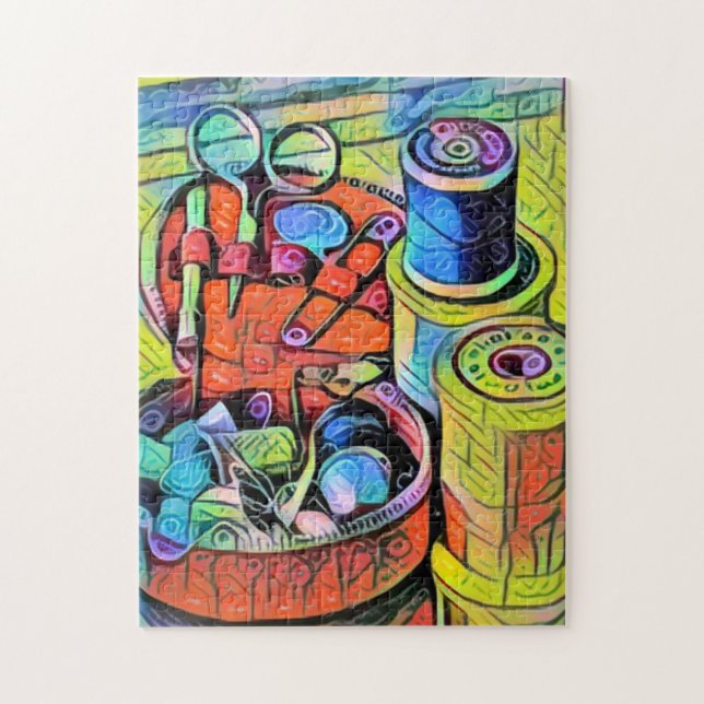 Sew Passionate Jigsaw Puzzle (Vertical)