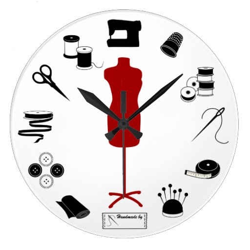 Image of Sew Right Large Clock