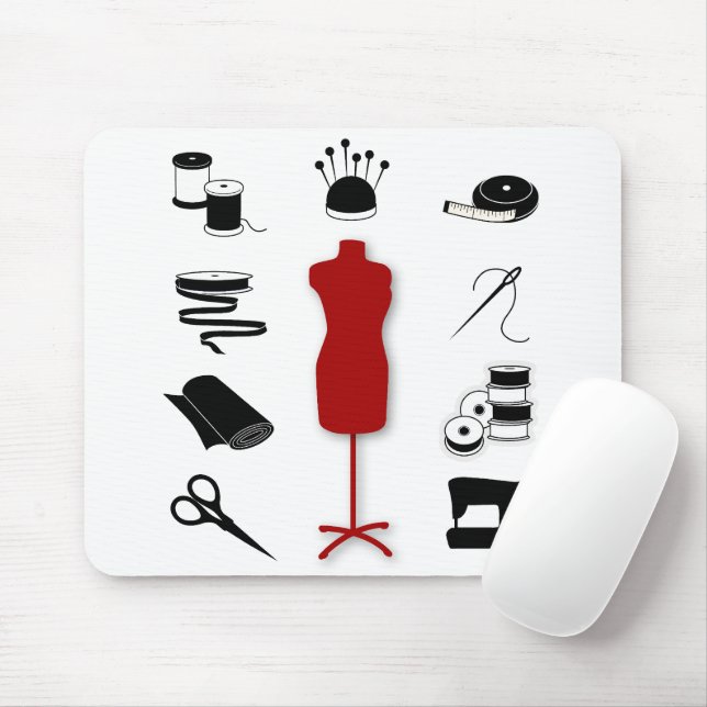 Sew Right Mouse Mat (With Mouse)