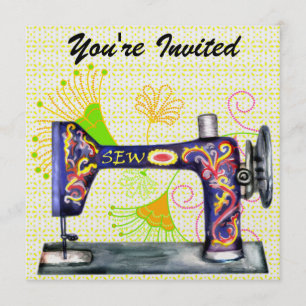 Sew So Pretty Invitation - SRF