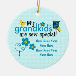 Sew Special Grandkids Personalised Ornament
