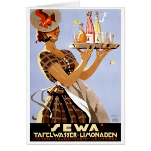 Sewa German Vintage Poster Restored