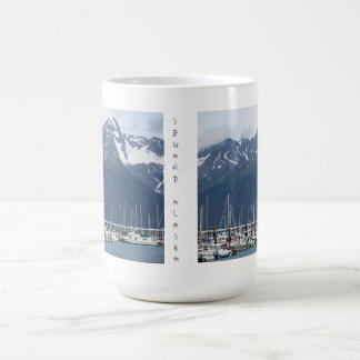 Seward, Alaska harbour sailboat mug