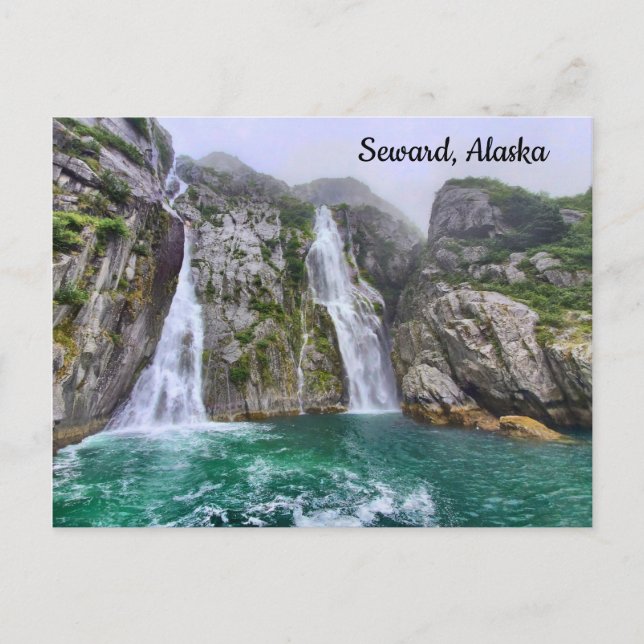 Seward Alaska Postcard (Front)