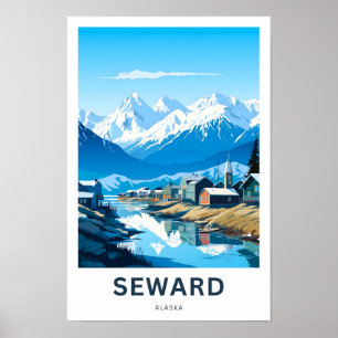 Seward Alaska Travel Print
