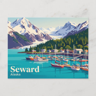 Seward, Alaska USA Postcard
