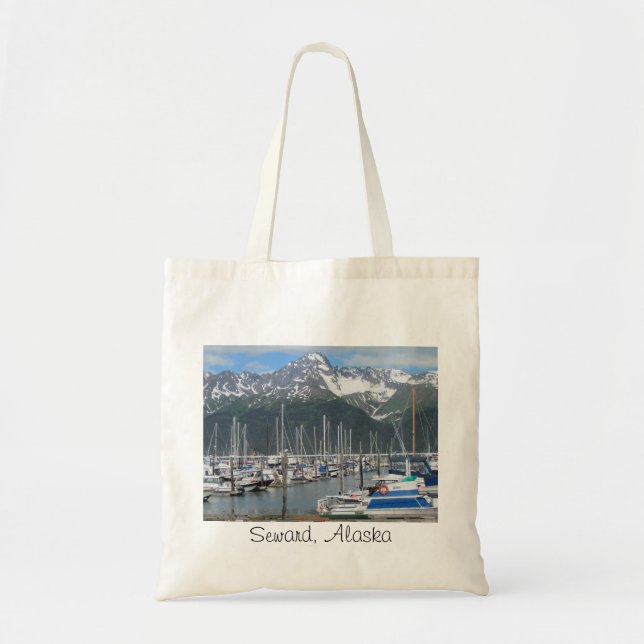 Seward Harbour, Alaska Tote Bag (Front)
