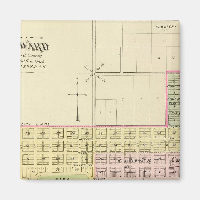 Seward, Nebraska Magnet (Front)