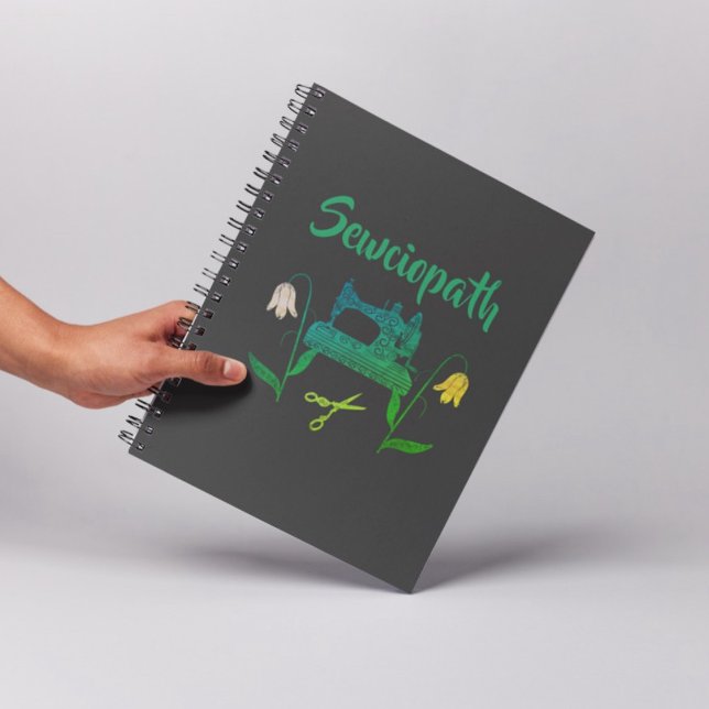 Sewciopath Funny Quote in Green-Sewing Machine Planner (Creator Uploaded)