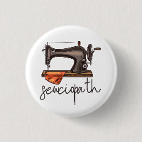 Sewciopath Sewing Machine Funny Quote Minimalist