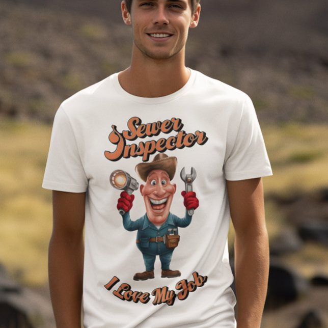 Sewer Inspector With Wrenches T-Shirt (Creator Uploaded)