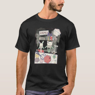 Sewer Love Sewing Machine Vintage Seamstress Quilt T-Shirt