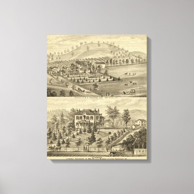 Sewickley Pennsylvania Canvas Print (Front)