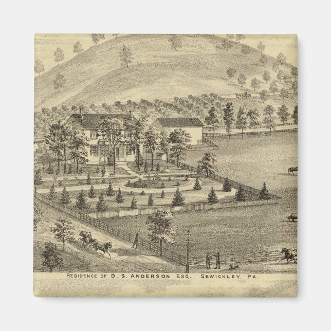 Sewickley Pennsylvania Magnet (Front)