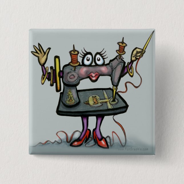 Sewing 15 Cm Square Badge (Front)