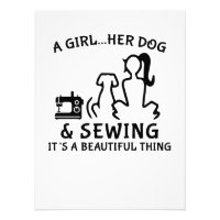 Sewing | A Girl Her Dog & Sewing