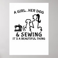 Sewing | A Girl Her Dog & Sewing