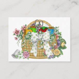 Sewing Basket Business / Enclosure Card