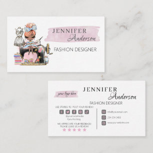 Sewing Business Card Fashion Designer 