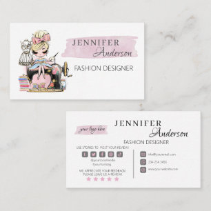 Sewing Business Card Fashion Designer 