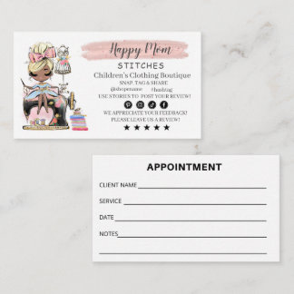  Sewing Business Card Fashion Designer 