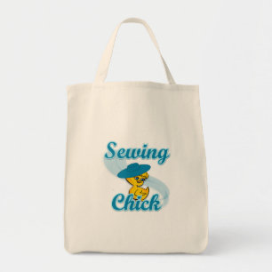 Sewing Chick #3 Tote Bag