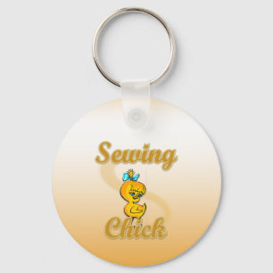 Sewing Chick Key Ring