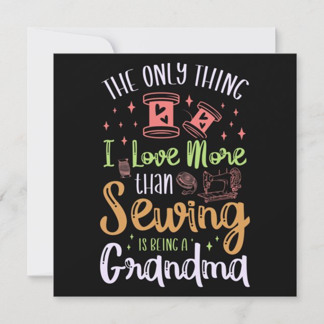 Sewing Classic Card (Front)