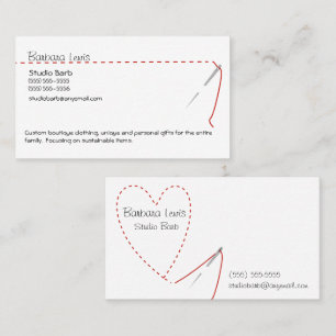 Sewing Craft Business Card