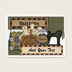Sewing / Crafter / Seamstress Card / Tag - SRF