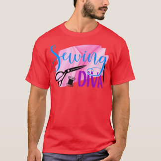 Sewing Diva Quilting for Seamstress  T-Shirt