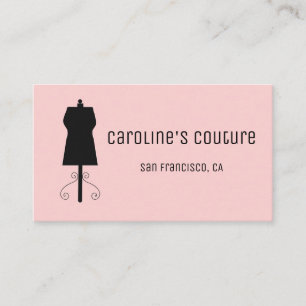 Sewing Dress Form Business Card