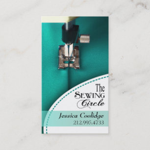 Sewing: Dressmaker, Tailor, Designer, Seamstress Business Card