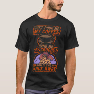 Sewing Drink Coffee Tailor Barista Crochet Espress T-Shirt