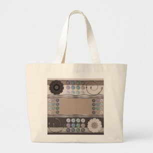 Sewing Enthusiast Large Tote Bag
