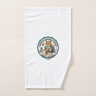 Sewing Fashion Design Cat Cat Lover Gift - Sewing  Hand Towel