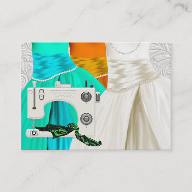 Sewing / Fashion / Seamstress Business Card (Front)