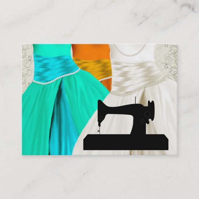 Sewing / Fashion / Seamstress Business Card (Front)