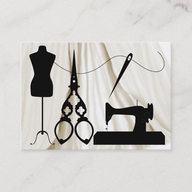 Sewing / Fashion / Seamstress - SRF Business Card (Front)