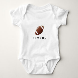 Sewing Football Funny Hilarious T-Shirt Baby Bodysuit
