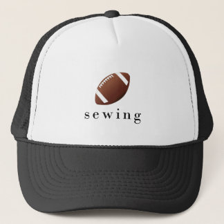 Sewing Football Funny Hilarious T-Shirt Trucker Hat