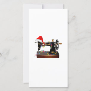 Sewing Gift Merry Christmas Sewing Lover Thank You Card