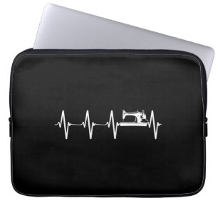 Sewing Heartbeat Sewing Lover Laptop Sleeve